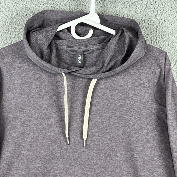 Vuori Halo Performance Hoodie Womens Large Heather Purple VW226 Pullover - Picture 2 of 13